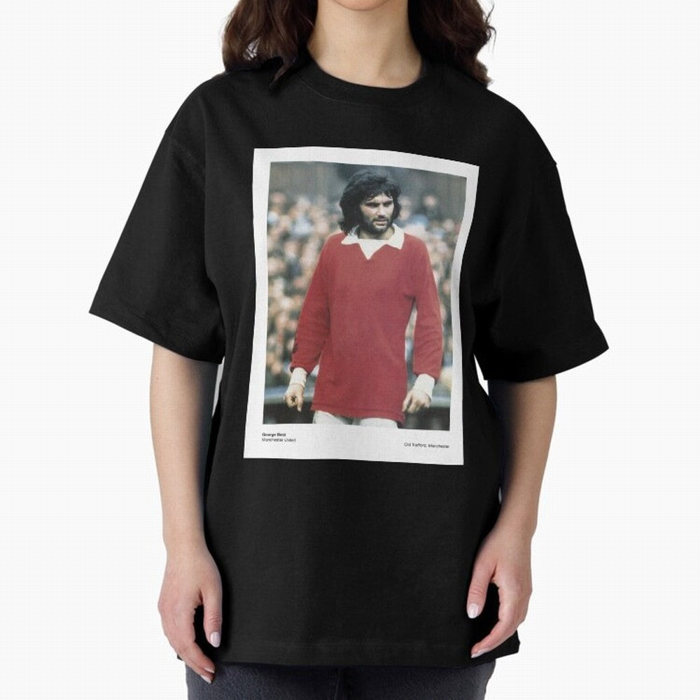 George Best Manchester United1 Oversized T-Shirt Honor Football Greatness during FIFA World Cup 2026 Spirit, Connected to Brazil, Mbappe, Football History, Final Match Energy, Crowd Noise and Once in a Lifetime Moments; Made for Die Hard