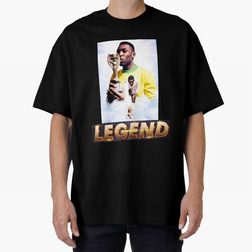 Signed Pele Shirt Classic T-Shirt Represent Fans Who Live for Global Football Passion for FIFA World Cup 2026 USA Canada Mexico, Built around Mbappe, France and Portugal, Sports Nostalgia, International Competition, Famous Players and Unforgettable