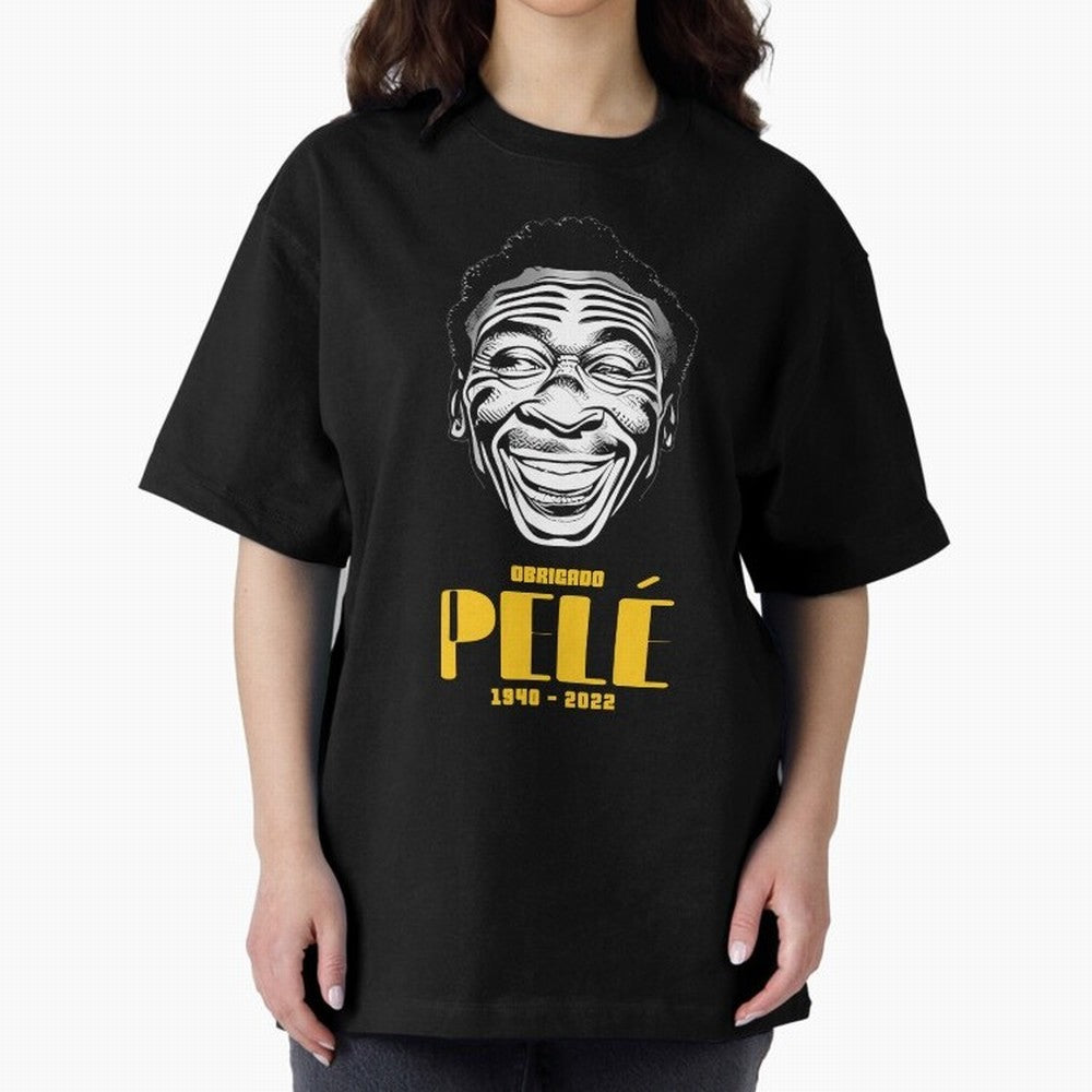 Pel¨¦ O Rei | Obrigado Pel¨¦ Essential T-Shirt Bring a Vintage Feel to FIFA World Cup 2026 USA Canada Mexico for Fans of CR7 and Germany, Bringing Game Day Rituals, Football Legends, Country Pride and the Road to the Final; Created for Match Day