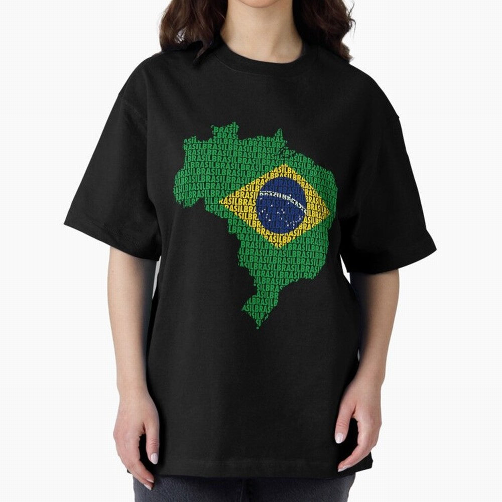 Map of Brazil (Brasil) Classic T-Shirt Celebrate the Next Chapter of FIFA World Cup 2026 USA Canada Mexico Spirit, Filled with Brazil, Messi, CR7 and Mbappe, Game Day Rituals, Football Legends, Country Pride and the Road to the Final; Made for Die