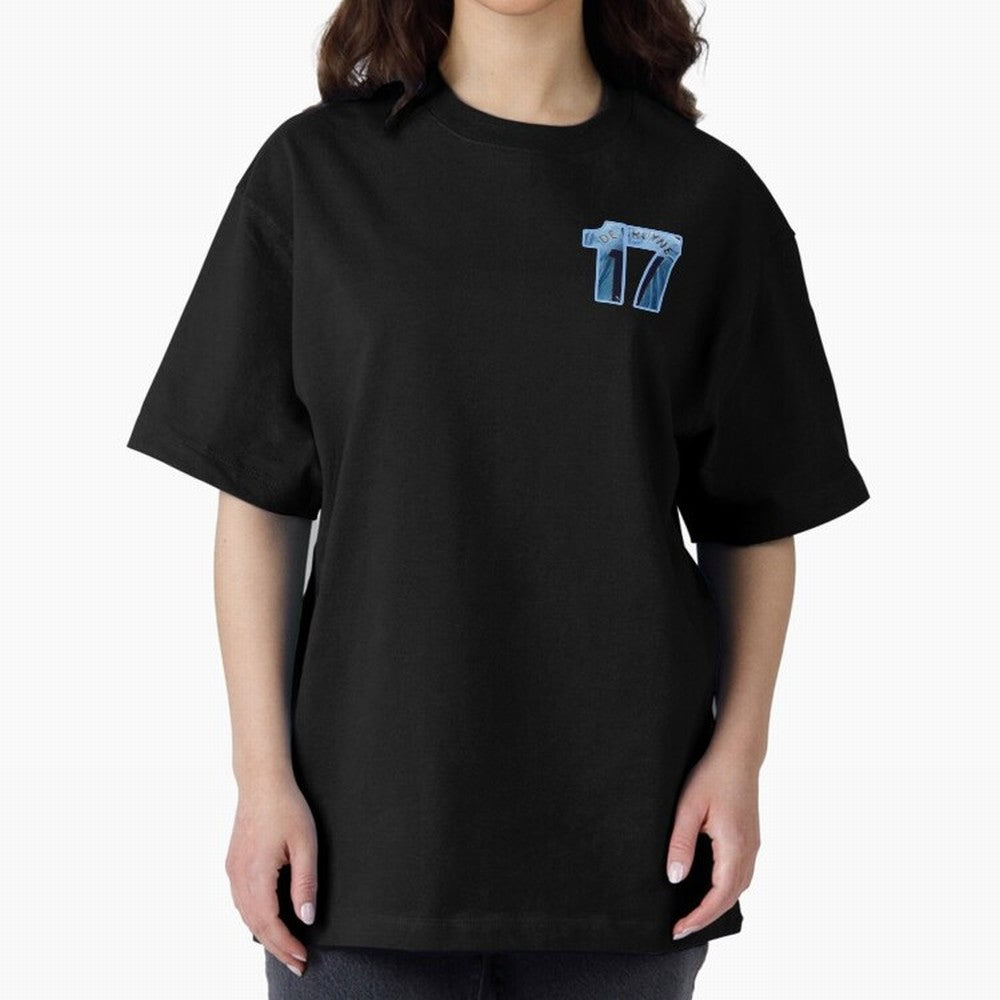 Kevin De Bruyne 17 Cut-out Oversized T-Shirt Celebrate Soccer Greatness during Match Day Hype around FIFA World Cup 2026 Group Stage, Cristiano Ronaldo, England and Germany, Stadium Memories, Football Loyalty, International Chants and Championship