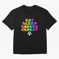 Eat Sleep Soccer Repeat - Football Active T-Shirt Bring Home Match Day Hype around FIFA World Cup 2026, Haaland and Mbappe, Portugal, Spain and Germany, Match Day Excitement, Supporter Culture, Golden Goals and Global Football Passion; Great for