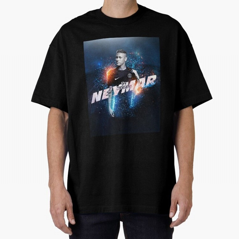 Illustration Neymar Art Classic T-Shirt Bring Bold Fan Energy to Global Football Passion for FIFA World Cup 2026 USA Canada Mexico, Made for Mbappe and Neymar, Spain, Classic Soccer Heritage, Championship Pressure, Fan Loyalty and International