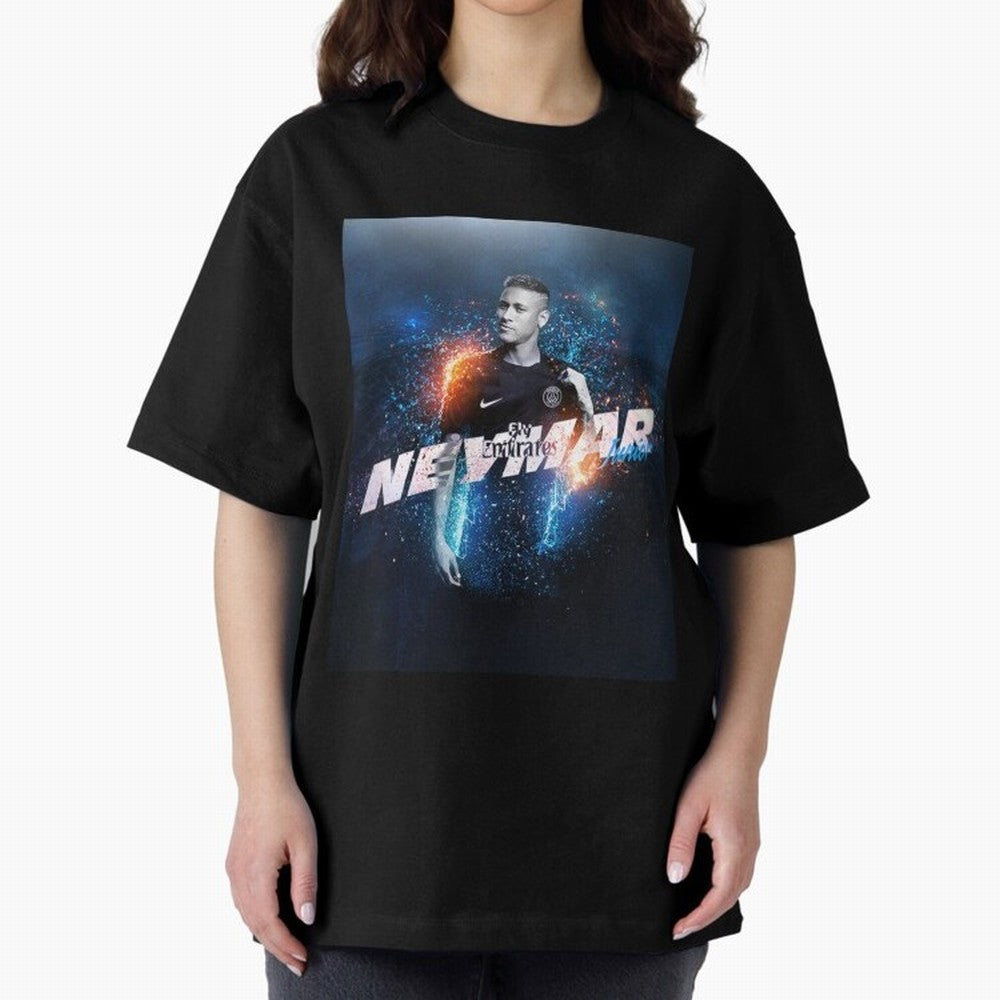 Illustration Neymar Art Classic T-Shirt Bring Bold Fan Energy to Global Football Passion for FIFA World Cup 2026 USA Canada Mexico, Made for Mbappe and Neymar, Spain, Classic Soccer Heritage, Championship Pressure, Fan Loyalty and International