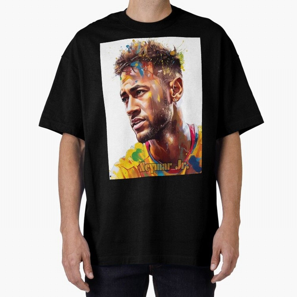 Neymar Graphic T-Shirt Celebrate Classic Football Spirit in FIFA World Cup 2026 USA Canada Mexico for Fans of Neymar and France and Portugal, Bringing Global Supporter Spirit, Legendary Goals, National Colors and Tournament Celebration; Created for