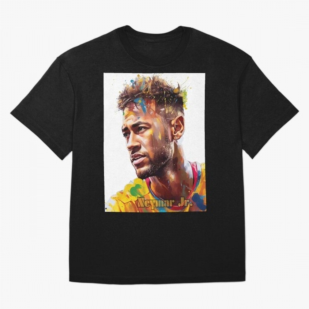 Neymar Graphic T-Shirt Celebrate Classic Football Spirit in FIFA World Cup 2026 USA Canada Mexico for Fans of Neymar and France and Portugal, Bringing Global Supporter Spirit, Legendary Goals, National Colors and Tournament Celebration; Created for