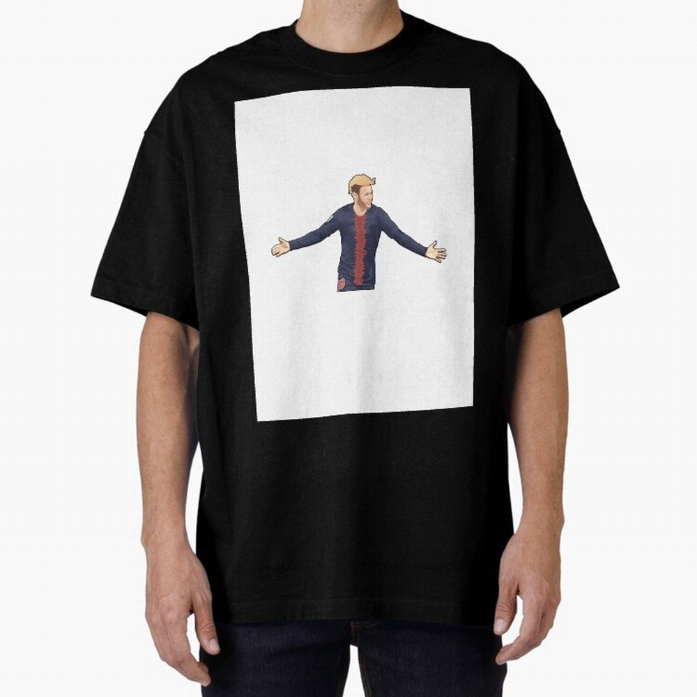 Neymar Calebration Graphic T-Shirt Feel the Heartbeat of FIFA World Cup 2026 Group Stage Spirit, Capturing France and Portugal, Cristiano Ronaldo, Worldwide Fan Energy, Dramatic Goals, Stadium Lights and Championship Celebrations; Ideal for