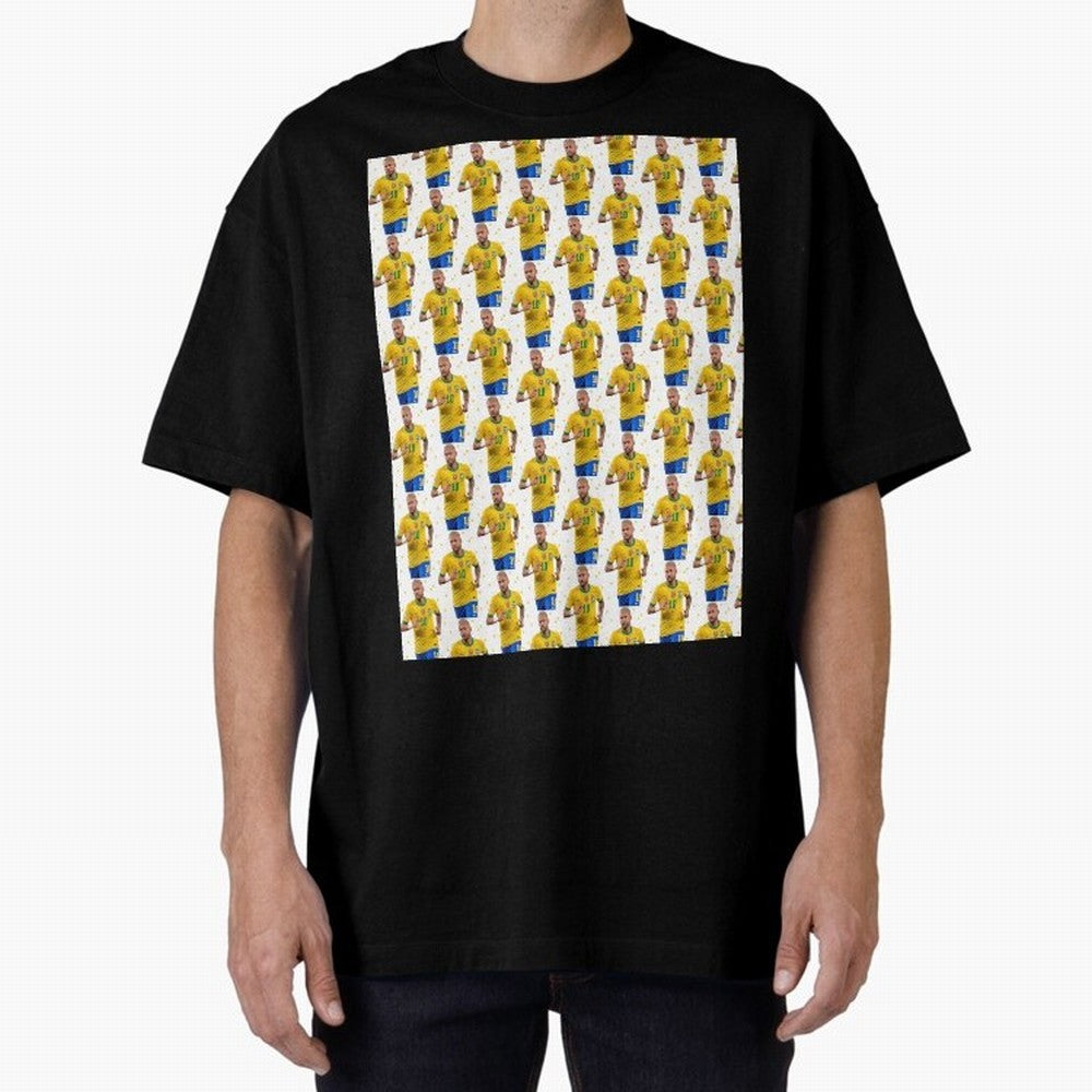 Neymar Star Sexy Graphic T-Shirt Show Championship Spirit for FIFA World Cup 2026 Group Stage Spirit, Centered on Spain and Netherlands, Haaland and Mbappe, Championship Spirit, Famous Goals, Roaring Crowds and International Football Unity; Made