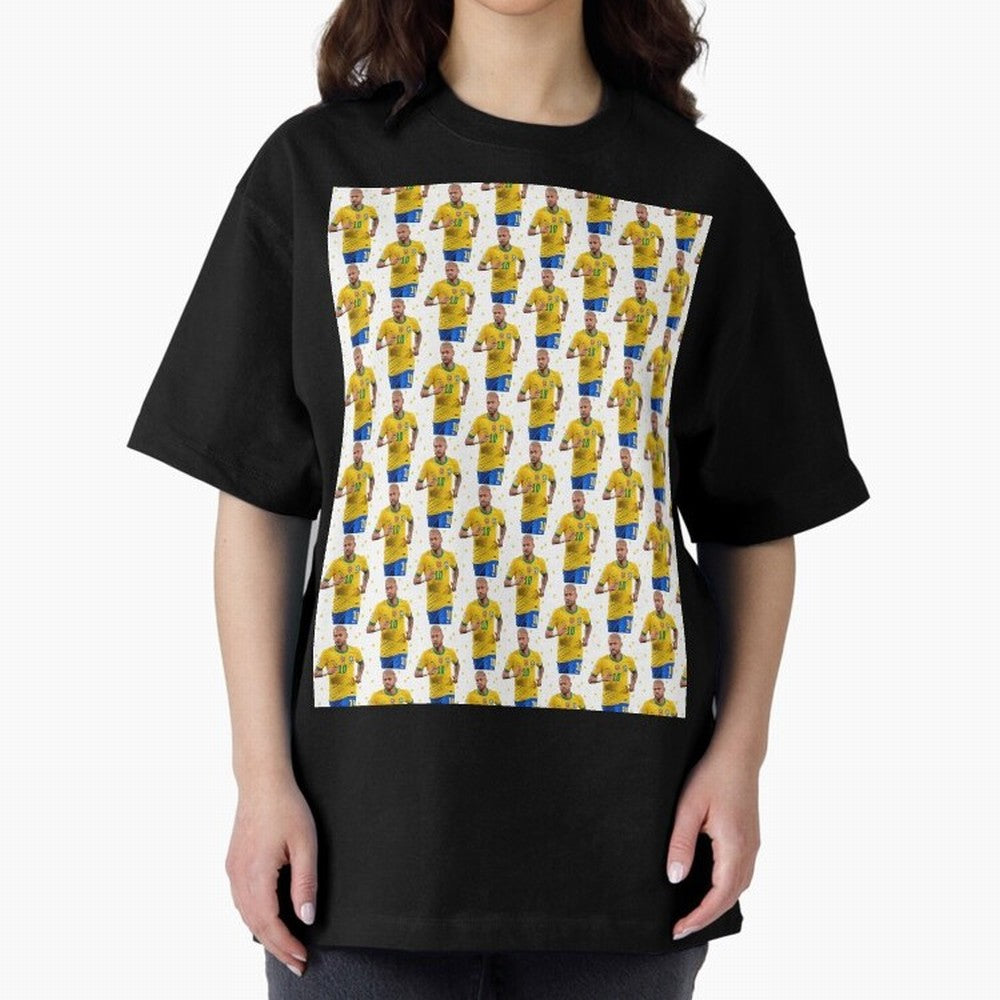 Neymar Star Sexy Graphic T-Shirt Show Championship Spirit for FIFA World Cup 2026 Group Stage Spirit, Centered on Spain and Netherlands, Haaland and Mbappe, Championship Spirit, Famous Goals, Roaring Crowds and International Football Unity; Made