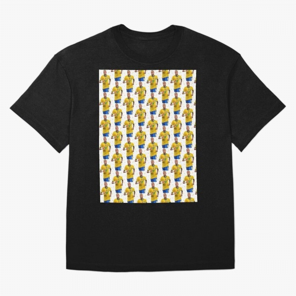 Neymar Star Sexy Graphic T-Shirt Show Championship Spirit for FIFA World Cup 2026 Group Stage Spirit, Centered on Spain and Netherlands, Haaland and Mbappe, Championship Spirit, Famous Goals, Roaring Crowds and International Football Unity; Made