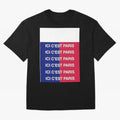 ICI C'EST PARIS Graphic T-Shirt Show Your Love for FIFA World Cup 2026 USA Canada Mexico Spirit, Celebrating England and Germany, CR7, Tournament Hype, Historic Matchups, Family Viewing Parties and Global Sports Pride; Made for Die Hard Supporters,