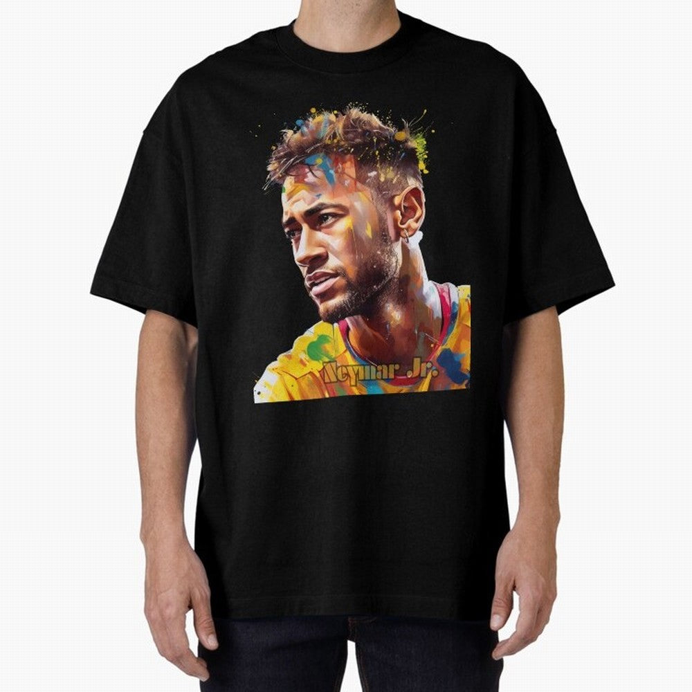 Neymar Premium T-Shirt Live the Energy of the FIFA World Cup 2026 USA Canada Mexico Journey through Messi and Cristiano Ronaldo Highlights, Spain and Netherlands Pride, Vintage Soccer Flavor, Modern Football Stars, National Flags and Final Night