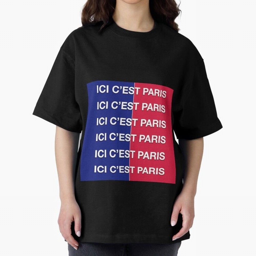 ICI C'EST PARIS Premium T-Shirt Get Ready for FIFA World Cup 2026 Spirit, with Brazil, Messi, CR7 and Mbappe, Tournament Hype, Historic Matchups, Family Viewing Parties and Global Sports Pride; Great for Watch Parties, Sports Bars, Family Nights,