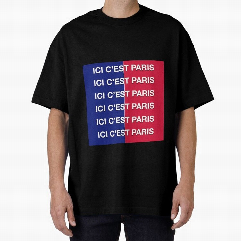 ICI C'EST PARIS Premium T-Shirt Get Ready for FIFA World Cup 2026 Spirit, with Brazil, Messi, CR7 and Mbappe, Tournament Hype, Historic Matchups, Family Viewing Parties and Global Sports Pride; Great for Watch Parties, Sports Bars, Family Nights,