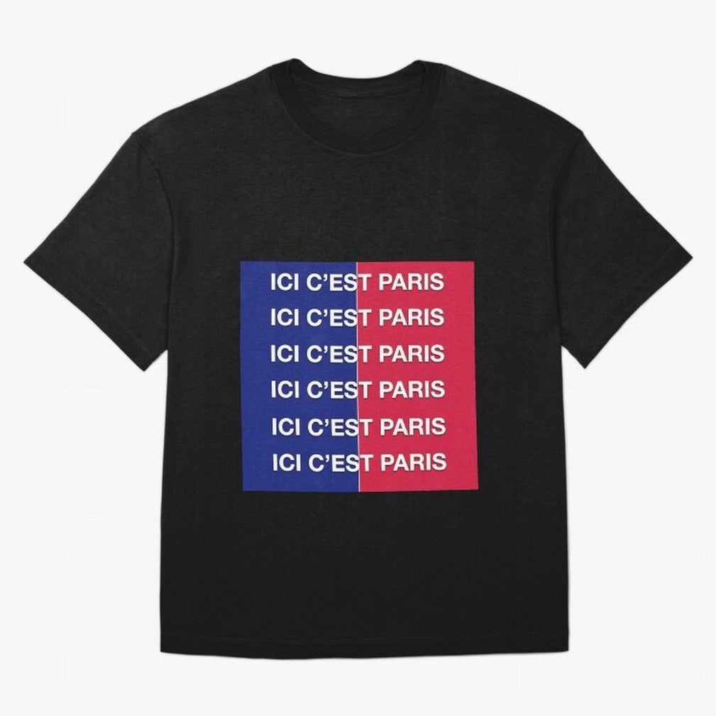 ICI C'EST PARIS Premium T-Shirt Get Ready for FIFA World Cup 2026 Spirit, with Brazil, Messi, CR7 and Mbappe, Tournament Hype, Historic Matchups, Family Viewing Parties and Global Sports Pride; Great for Watch Parties, Sports Bars, Family Nights,