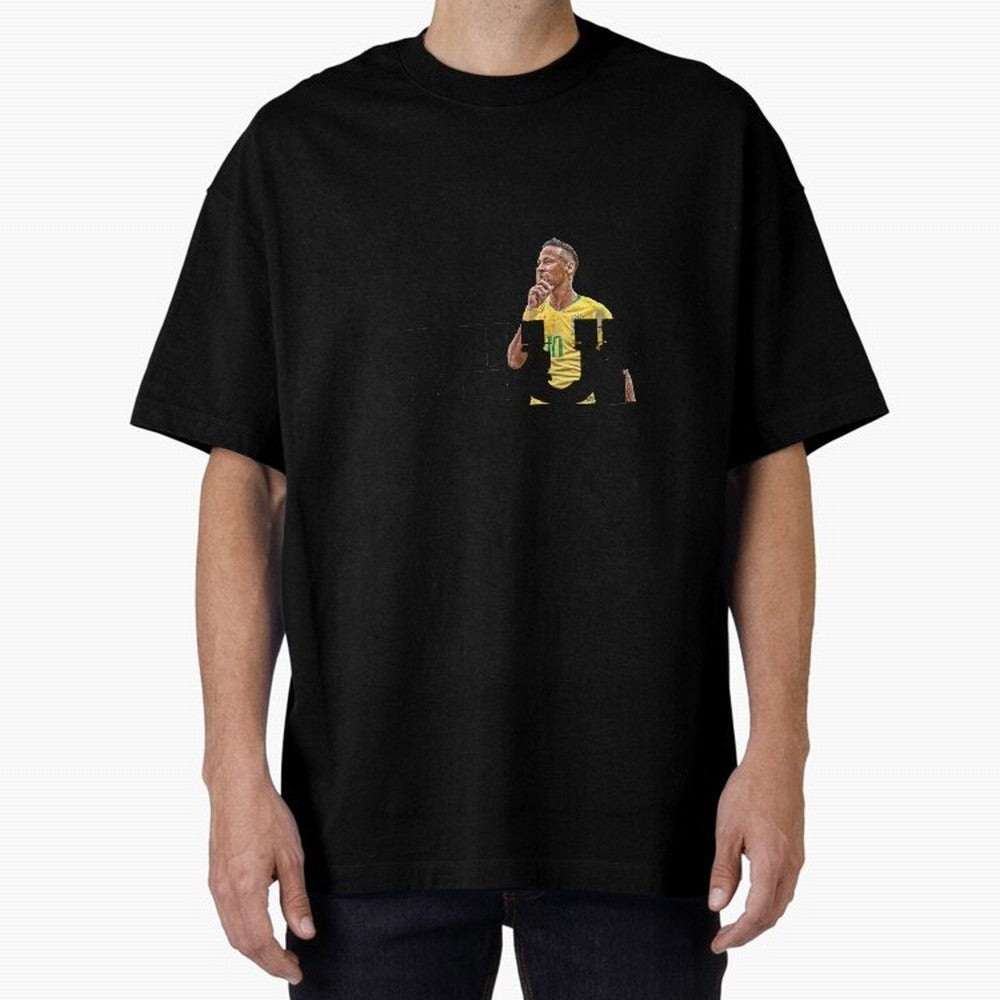 NEYMAR NEVER GIVE UP Premium T-Shirt Capture FIFA World Cup 2026 Group Stage for Fans of Haaland and Spain and Netherlands, Bringing Vintage Soccer Flavor, Modern Football Stars, National Flags and Final Night Emotion; Ideal for Fans Who Follow