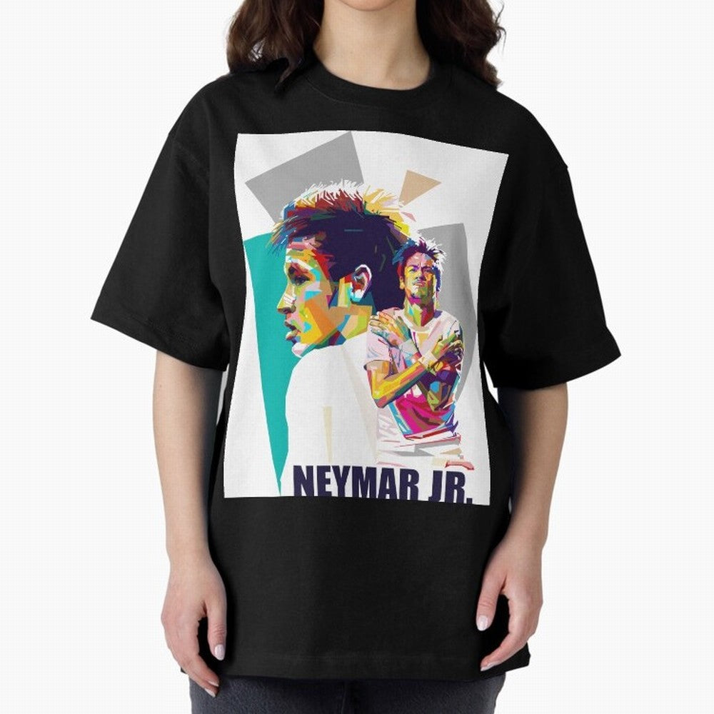 Young Neymar WPAP art Premium T-Shirt Spotlight Match Day Hype around FIFA World Cup 2026, Haaland, Germany, Match Day Excitement, Supporter Culture, Golden Goals and Global Football Passion; Perfect for People Who Love Argentina, Brazil, France,