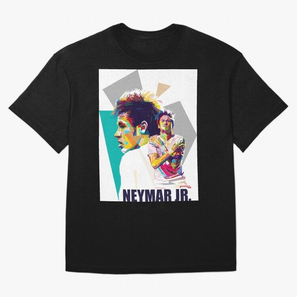 Young Neymar WPAP art Premium T-Shirt Spotlight Match Day Hype around FIFA World Cup 2026, Haaland, Germany, Match Day Excitement, Supporter Culture, Golden Goals and Global Football Passion; Perfect for People Who Love Argentina, Brazil, France,