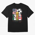 2026 Soccer World Cup Football Design Classic T-Shirt Bring Trophy Dreams to the FIFA World Cup 2026 Journey through Messi Highlights, England, France and Netherlands Pride, Vintage Soccer Flavor, Modern Football Stars, National Flags and Final