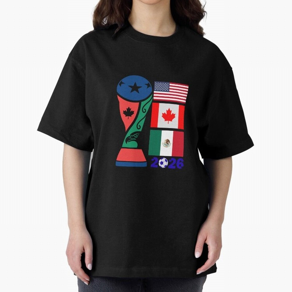 North America Football Unity 2026 Classic T-Shirt Live the Energy of the FIFA World Cup 2026 USA Canada Mexico Journey through Cristiano Ronaldo Highlights, Spain Pride, Football Festival Excitement, Trophy Ambitions, Country Rivalries and Star
