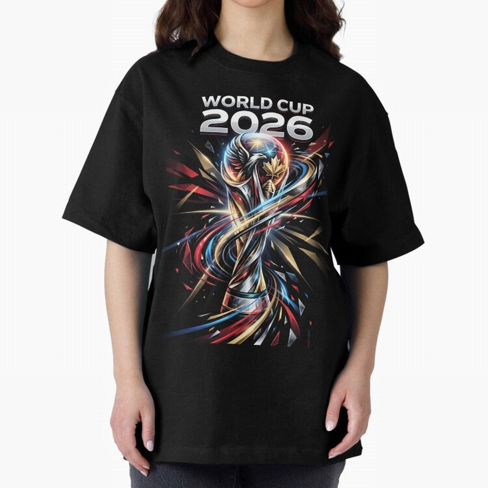 FIFA World Cup 2026 Classic T-Shirt Refresh FIFA World Cup 2026 for Fans of Haaland and Mbappe and Argentina and Brazil, Bringing Vintage Soccer Flavor, Modern Football Stars, National Flags and Final Night Emotion; Built for Supporters Chasing