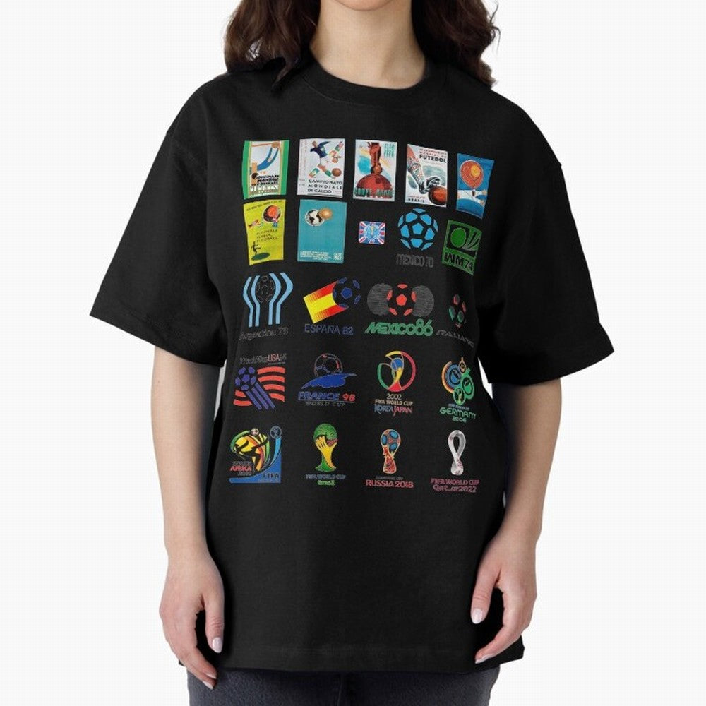 Soccer world logos Classic T-Shirt Follow the Final Road of FIFA World Cup 2026 Group Stage Driven by Messi and Cristiano Ronaldo, England, France and Netherlands Energy, Worldwide Fan Energy, Dramatic Goals, Stadium Lights and Championship