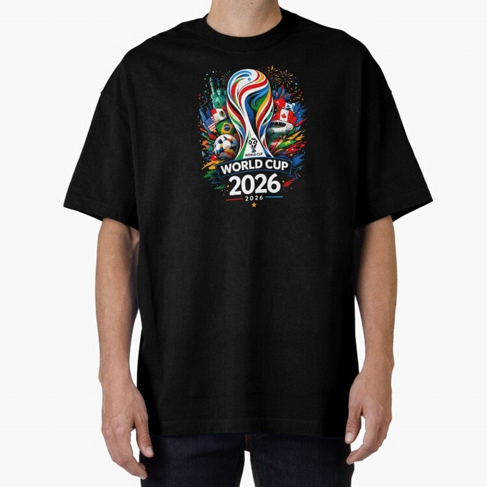 World Cup 2026, Soccer Fan, Football Tournament Classic T-Shirt Stand Out with Spirit from FIFA World Cup 2026 Group Stage for Fans of CR7 and Messi and Netherlands, Bringing Supporter Pride, Iconic Celebrations, Legendary Names and Global Match