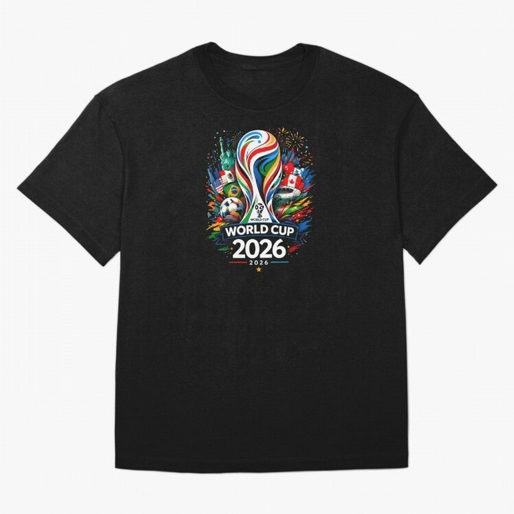 World Cup 2026, Soccer Fan, Football Tournament Classic T-Shirt Stand Out with Spirit from FIFA World Cup 2026 Group Stage for Fans of CR7 and Messi and Netherlands, Bringing Supporter Pride, Iconic Celebrations, Legendary Names and Global Match