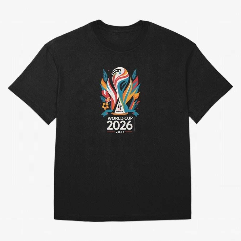 USA World Cup 2026 Football Fan T-Shirt_84827790 Classic T-Shirt Embrace FIFA World Cup 2026 Group Stage Spirit, with France and Portugal, CR7 and Messi, Supporter Pride, Iconic Celebrations, Legendary Names and Global Match Day Energy; Perfect for