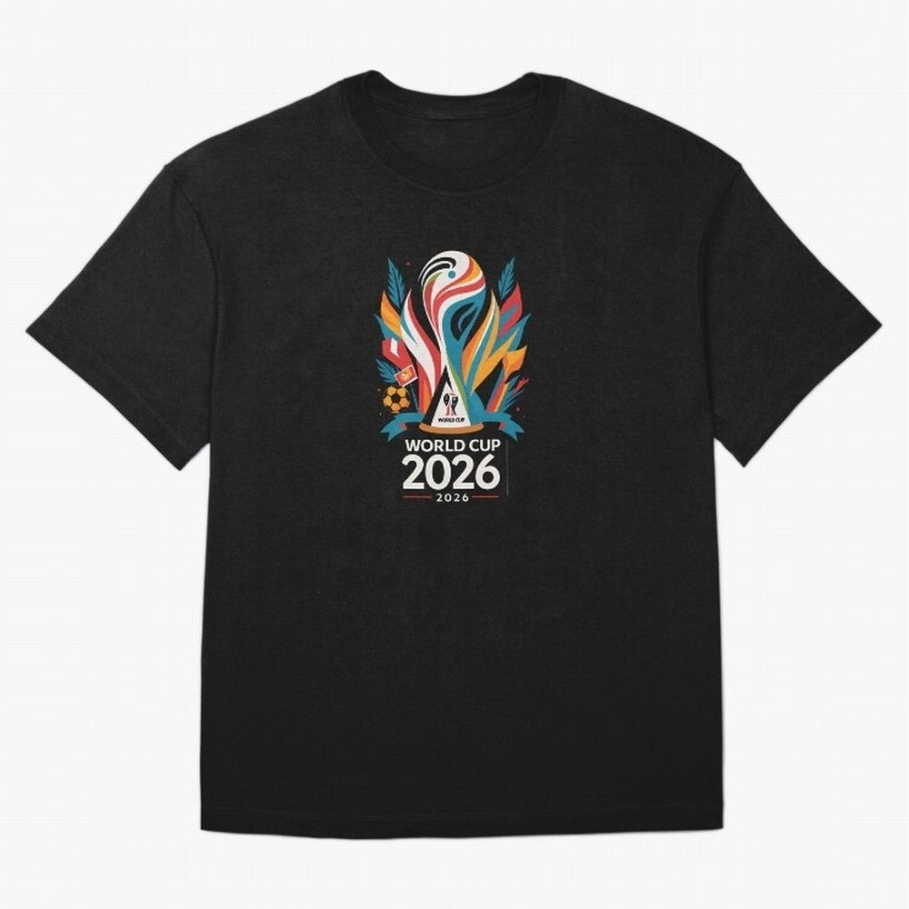 USA World Cup 2026 Football Fan T-Shirt_84827790 Classic T-Shirt Bring Retro Soccer Energy to FIFA World Cup 2026 Group Stage Spirit, Highlighting Brazil, Messi, Neymar and Mbappe, Tournament Hype, Historic Matchups, Family Viewing Parties and