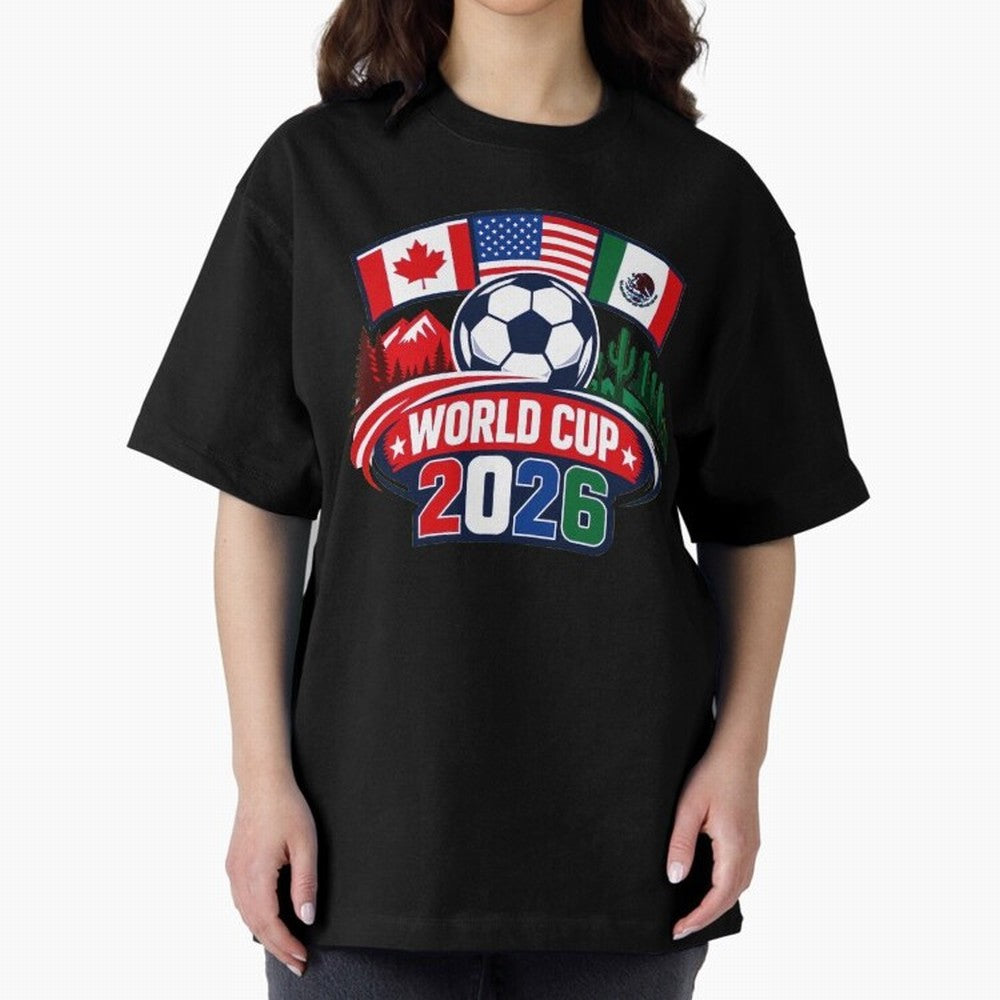 2026 FIFA World Cup Classic T-Shirt Celebrate Fan Culture around Global Football Passion for FIFA World Cup 2026 USA Canada Mexico, Built around CR7 and Messi, France and Portugal, Fan Favorite Moments, National Team Passion, Big Match Drama and