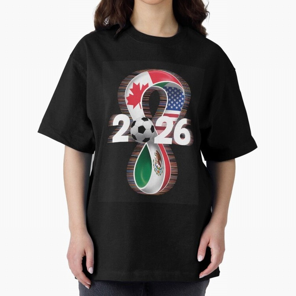 USA Canada Mexico soccer football 2026 Classic T-Shirt Honor Football Greatness during Global Football Passion for FIFA World Cup 2026, Highlighting CR7, Germany, Football History, Final Match Energy, Crowd Noise and Once in a Lifetime Moments;