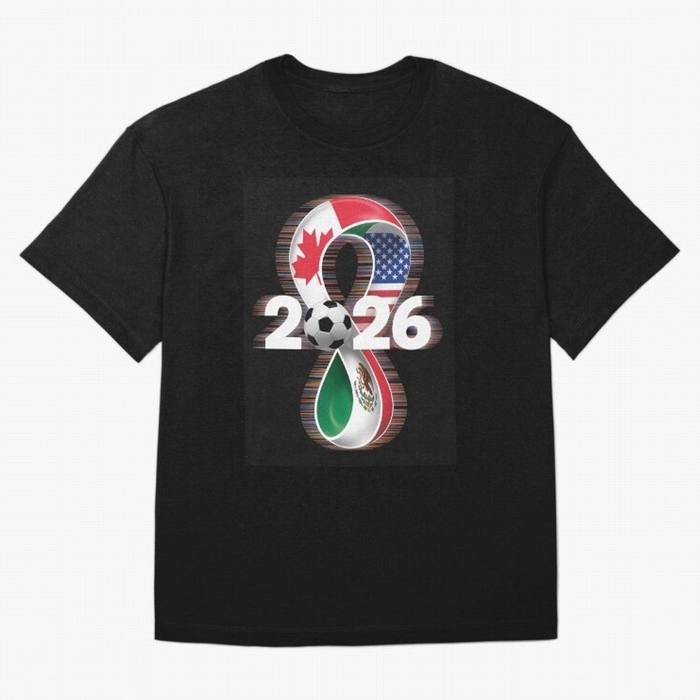 USA Canada Mexico soccer football 2026 Classic T-Shirt Honor Football Greatness during Global Football Passion for FIFA World Cup 2026, Highlighting CR7, Germany, Football History, Final Match Energy, Crowd Noise and Once in a Lifetime Moments;