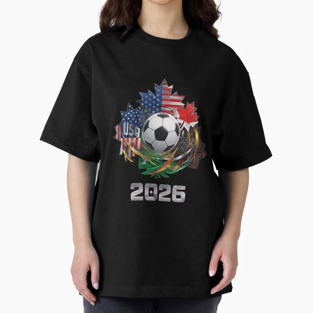 United Americas Classic T-Shirt Celebrate Unforgettable Nights in FIFA World Cup 2026 USA Canada Mexico for Fans of Cristiano Ronaldo, Haaland and CR7 and England, France and Netherlands, Bringing Stadium Memories, Football Loyalty, International