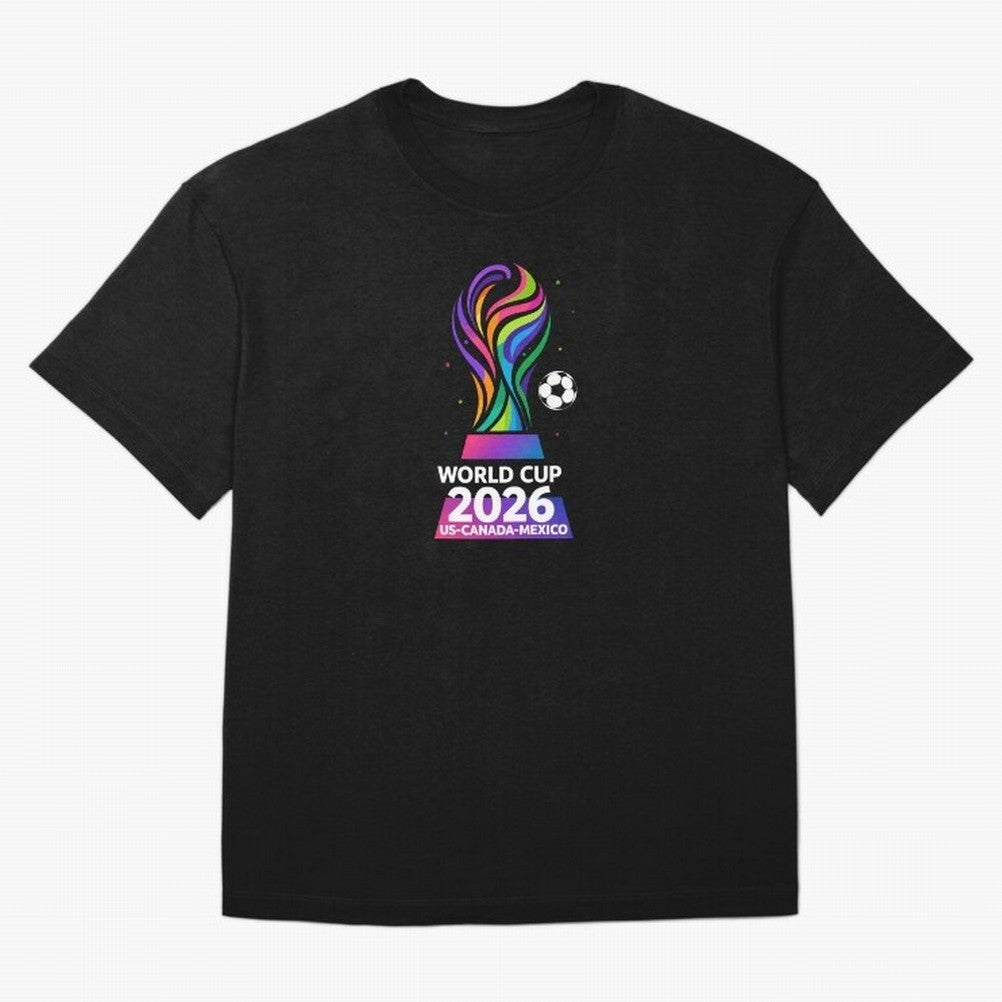 World Cup 2026 US-Canada-Mexico Soccer Trophy Classic T-Shirt Discover FIFA World Cup 2026 Group Stage for Fans of Neymar and Argentina, France and Brazil, Bringing Football History, Final Match Energy, Crowd Noise and Once in a Lifetime Moments;
