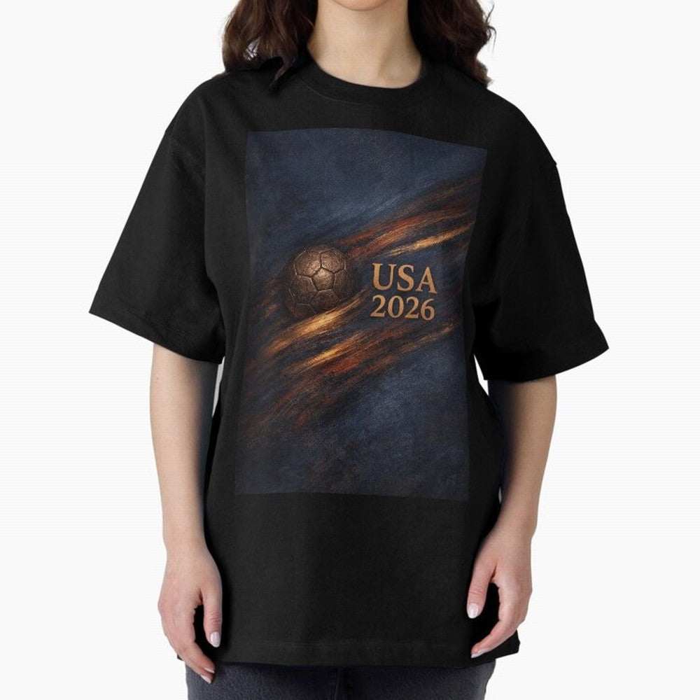 USA 2026 For Soccer Fans Inspired Design Classic T-Shirt Fuel Your Fan Pride for Global Football Passion for FIFA World Cup 2026 Group Stage, Centered on Messi, Neymar and Mbappe, Germany, Stadium Memories, Football Loyalty, International Chants
