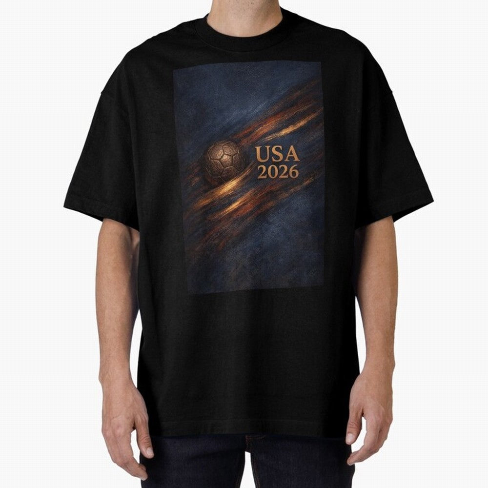 USA 2026 For Soccer Fans Inspired Design Classic T-Shirt Fuel Your Fan Pride for Global Football Passion for FIFA World Cup 2026 Group Stage, Centered on Messi, Neymar and Mbappe, Germany, Stadium Memories, Football Loyalty, International Chants