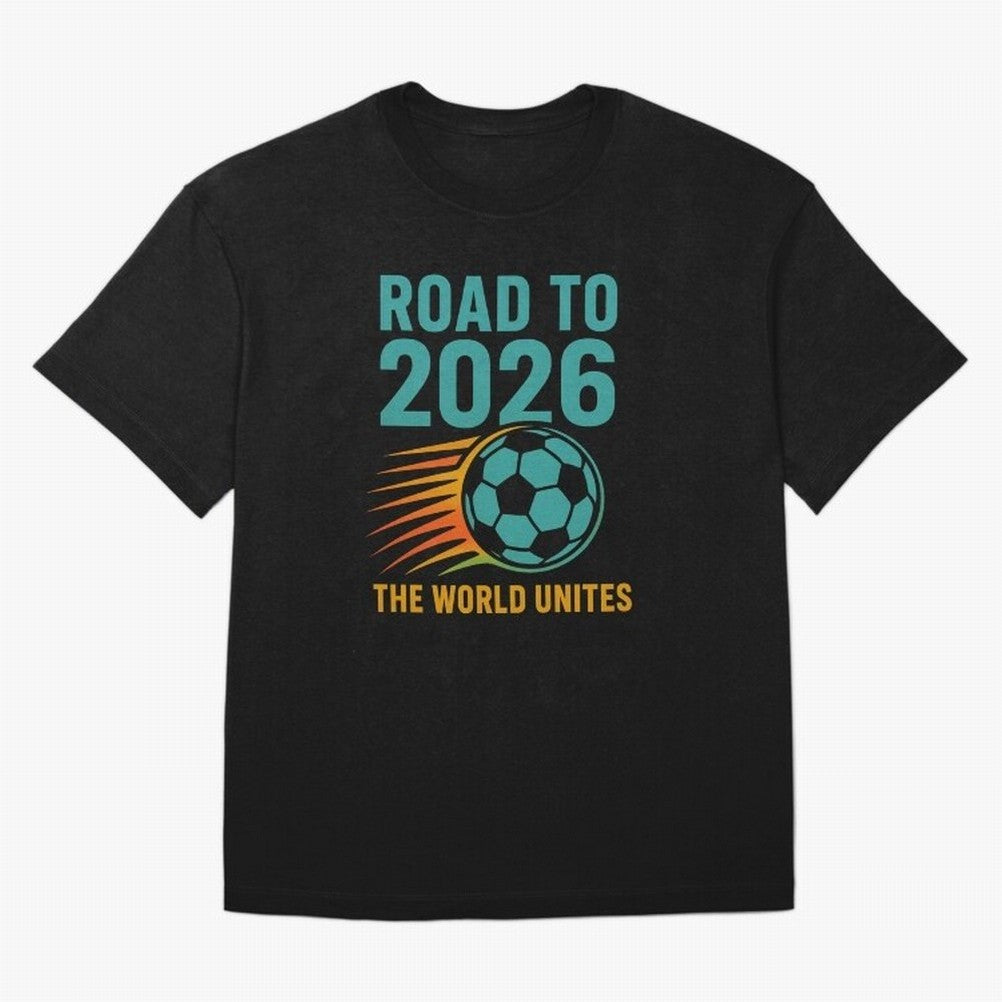 The World Unites Classic T-Shirt Experience FIFA World Cup 2026 USA Canada Mexico with Cristiano Ronaldo, France and Portugal Energy, Sports Nostalgia, International Competition, Famous Players and Unforgettable Victories; Ideal for Football Dads,