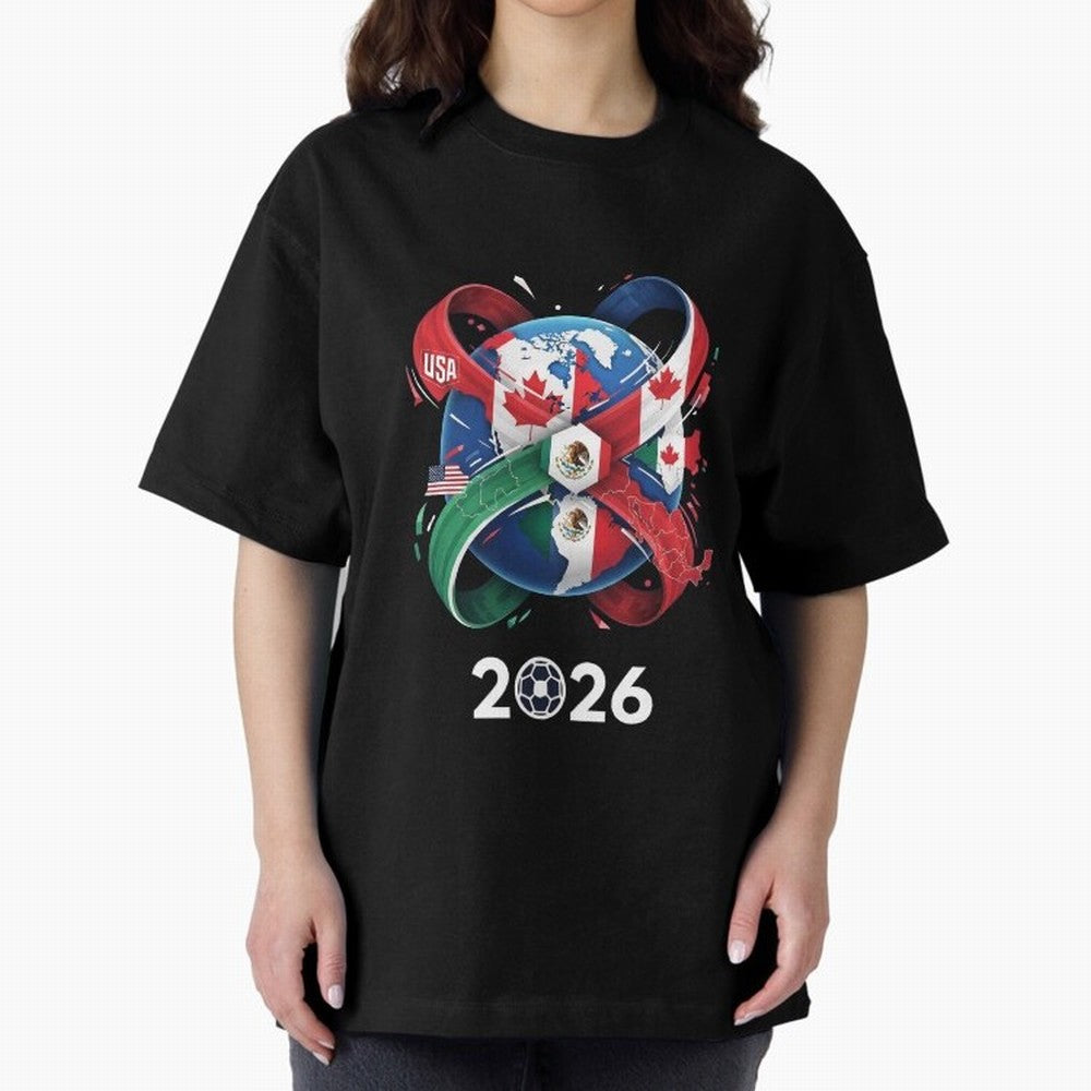World United by Football 2026 Classic T-Shirt Stand Out with Spirit from FIFA World Cup 2026 USA Canada Mexico Spirit, Celebrating Netherlands, Mbappe and Neymar, Sports Nostalgia, International Competition, Famous Players and Unforgettable