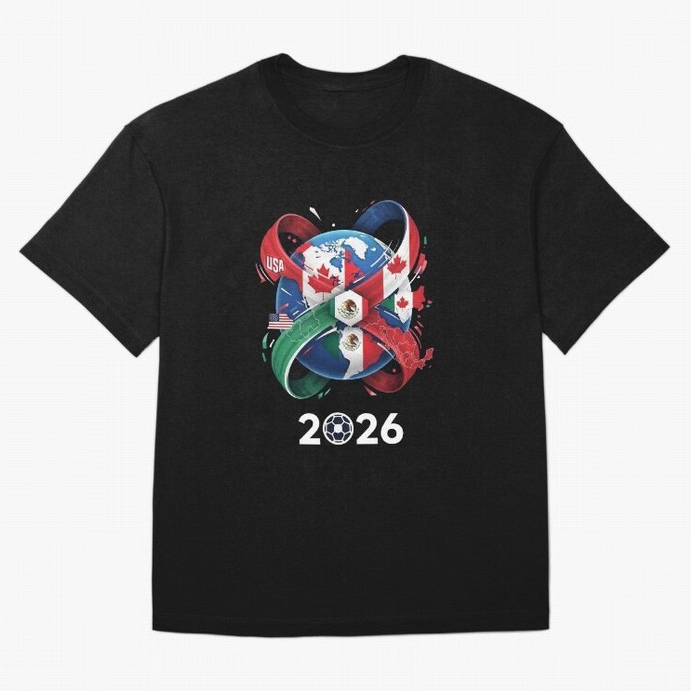 World United by Football 2026 Classic T-Shirt Stand Out with Spirit from FIFA World Cup 2026 USA Canada Mexico Spirit, Celebrating Netherlands, Mbappe and Neymar, Sports Nostalgia, International Competition, Famous Players and Unforgettable