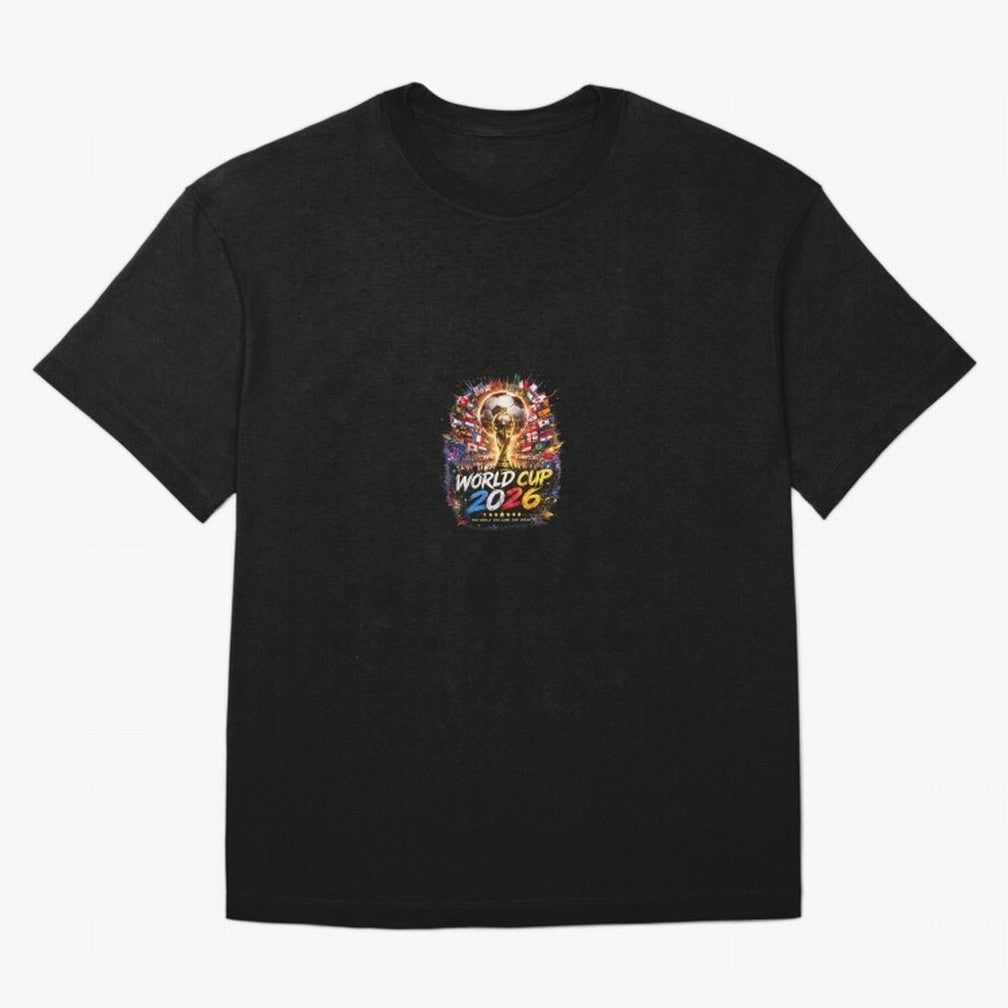 Copy of World Cup 2026 ¨C United Passion ?? | Neon Football Design Classic T-Shirt Bring the FIFA World Cup 2026 USA Canada Mexico Journey through Neymar, Haaland and Cristiano Ronaldo Highlights, France and Portugal Pride, Football Festival