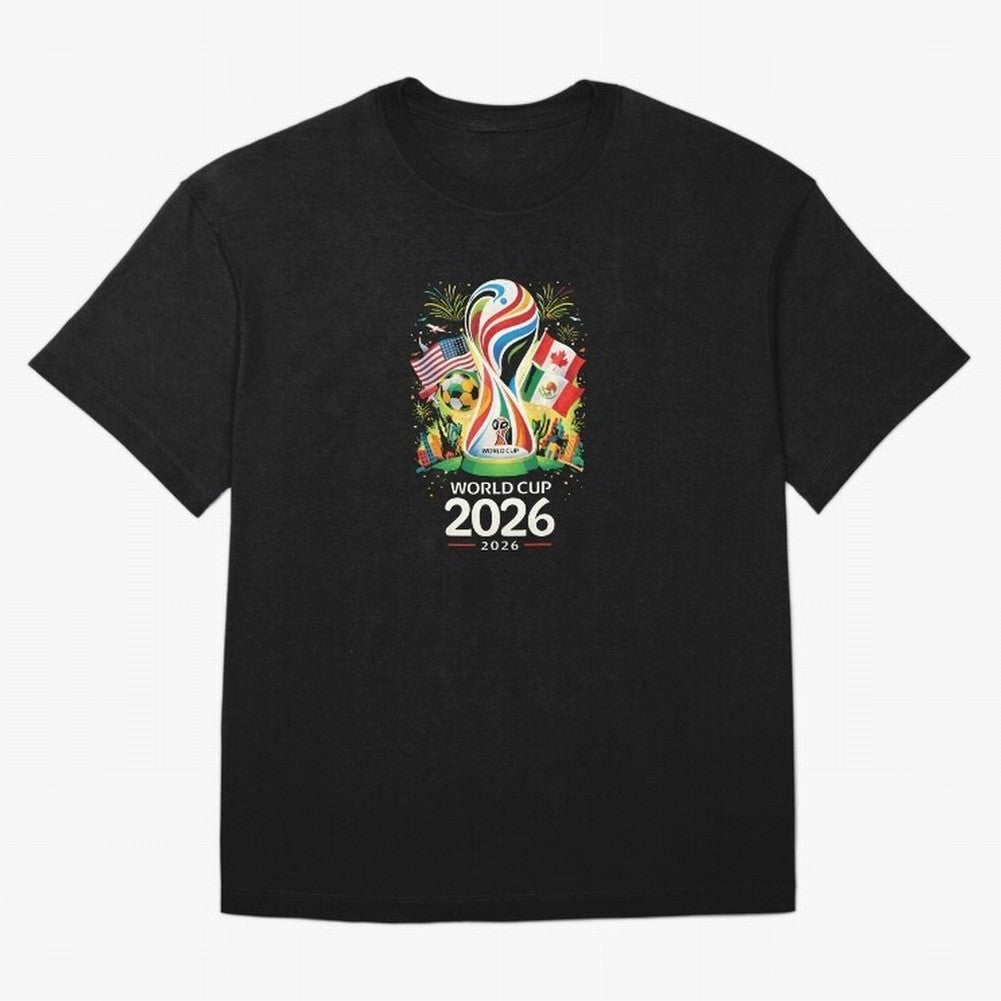 World Cup 2026 Soccer Tournament T-Shirt_87289249 Classic T-Shirt Make Your Look Match FIFA World Cup 2026 Group Stage Spirit, Centered on Germany, Haaland and Mbappe, Retro Football Energy, Iconic Rivalries, Trophy Chase Drama and Stadium
