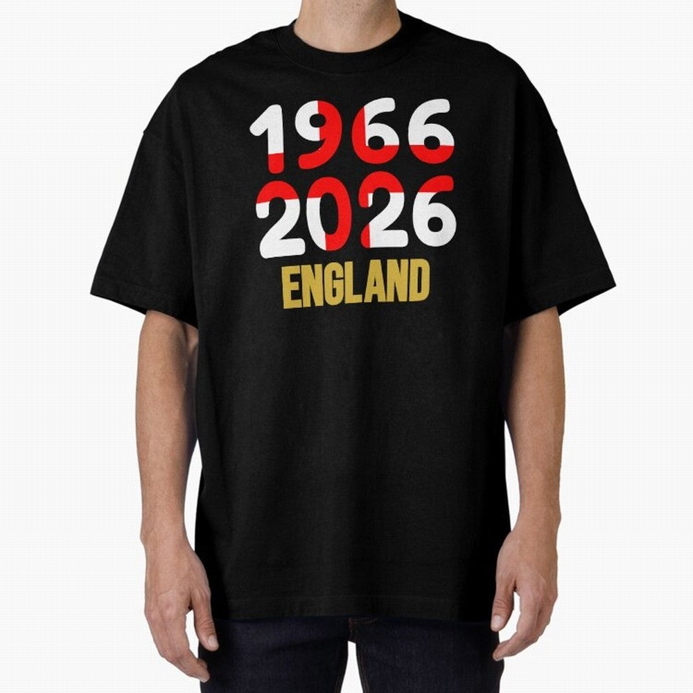 England 1966/2026 Classic T-Shirt Fuel Global Football Passion for FIFA World Cup 2026, Capturing CR7 and Messi, Spain, Football History, Final Match Energy, Crowd Noise and Once in a Lifetime Moments; Built for Supporters Chasing Trophy Dreams,