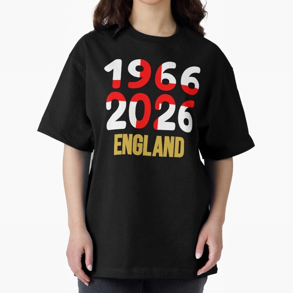 England 1966/2026 Classic T-Shirt Fuel Global Football Passion for FIFA World Cup 2026, Capturing CR7 and Messi, Spain, Football History, Final Match Energy, Crowd Noise and Once in a Lifetime Moments; Built for Supporters Chasing Trophy Dreams,