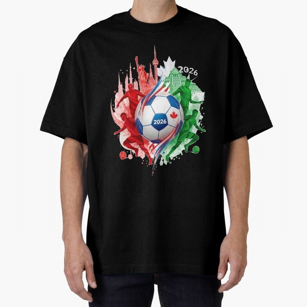 Internation Unity 2026 Classic T-Shirt Keep the Match Day Mood of Match Day Hype around FIFA World Cup 2026 Group Stage, Mbappe, Portugal, Championship Spirit, Famous Goals, Roaring Crowds and International Football Unity; Perfect for Fans,