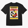 Elegant and Geometrical Germany World Cup 2026 Poster Classic T-Shirt Bring Legendary Rivalry Energy to FIFA World Cup 2026 Group Stage for Fans of Messi and Argentina, France and Brazil, Bringing Vintage Soccer Flavor, Modern Football Stars,