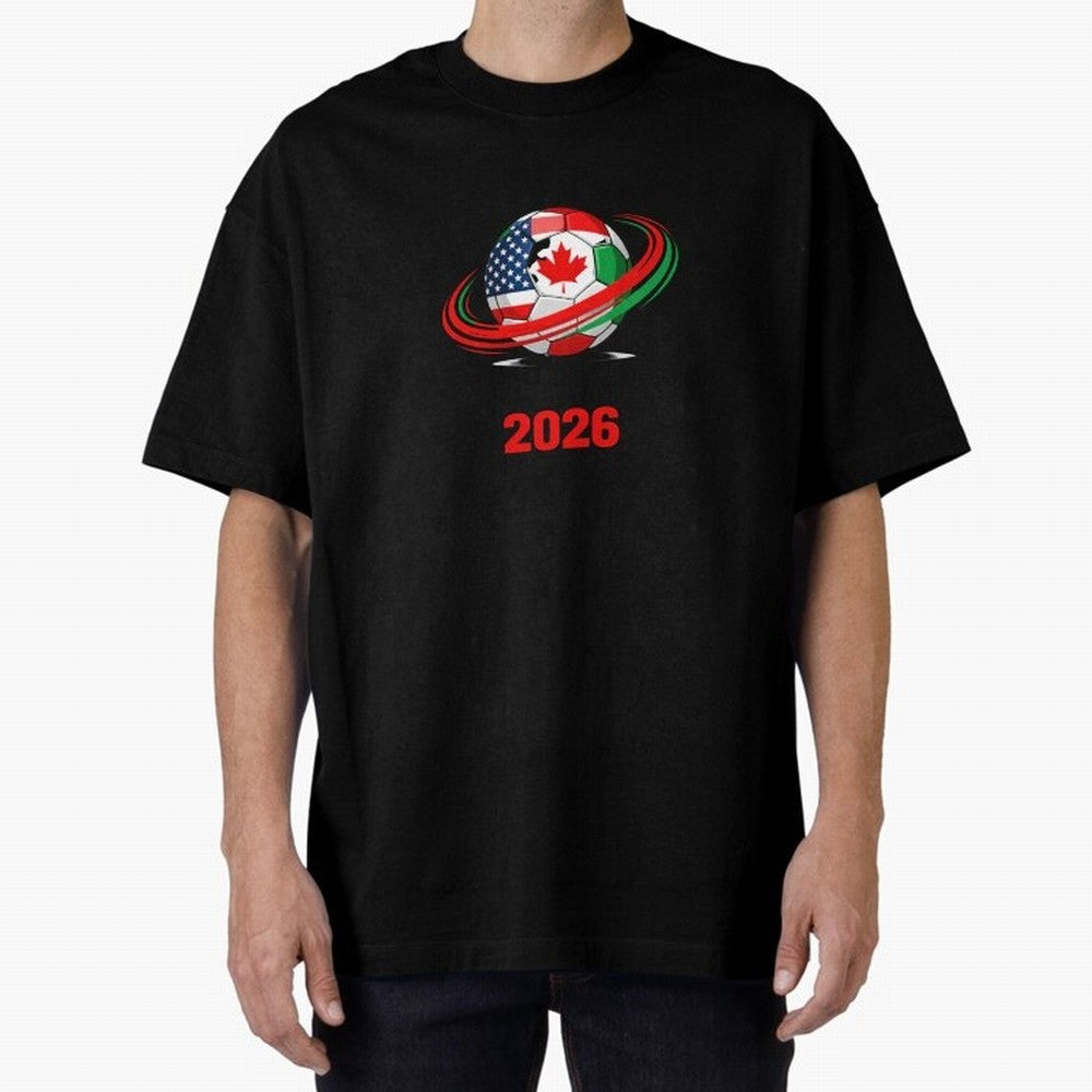 World Cup 2026, Soccer Ball, USA Canada Mexico Football Classic T-Shirt Bring Global Football Passion for FIFA World Cup 2026, Made for Haaland, Argentina and Brazil, Stadium Chants, National Pride, Trophy Dreams and Unforgettable Football