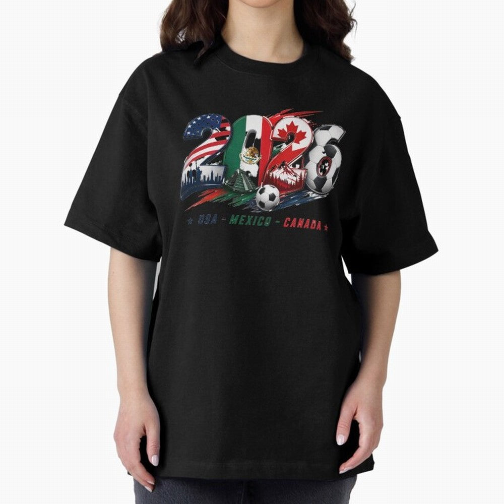 United by Football 2026 North America Soccer Design Classic T-Shirt Bring Trophy Dreams to FIFA World Cup 2026 USA Canada Mexico for Fans of Haaland and France and Portugal, Bringing Stadium Memories, Football Loyalty, International Chants and