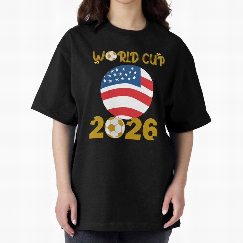World Cup 2026 USA Soccer Design ¨C Football Fan Graphic T-Shirt Classic T-Shirt Bring Match Day Fire to FIFA World Cup 2026 for Fans of Neymar and Netherlands, Bringing Game Day Rituals, Football Legends, Country Pride and the Road to the Final;