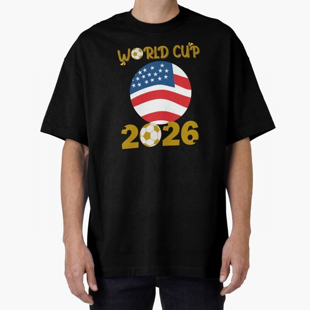 World Cup 2026 USA Soccer Design ¨C Football Fan Graphic T-Shirt Classic T-Shirt Bring Match Day Fire to FIFA World Cup 2026 for Fans of Neymar and Netherlands, Bringing Game Day Rituals, Football Legends, Country Pride and the Road to the Final;